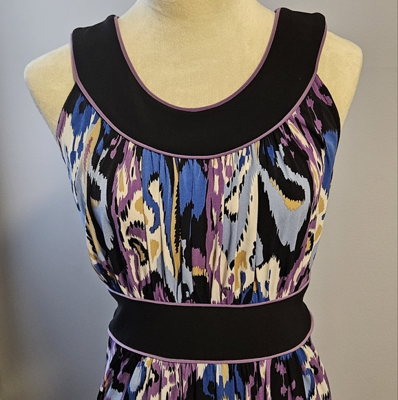 R&M Richards Sleeveless Multi color Dress size 12 - Picture 2 of 5